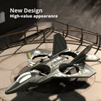 Toy spaceship model on a circular platform with text 'New Design' and 'High-value appearance'.